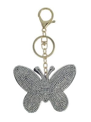 Μπρελόκ strass butterfly