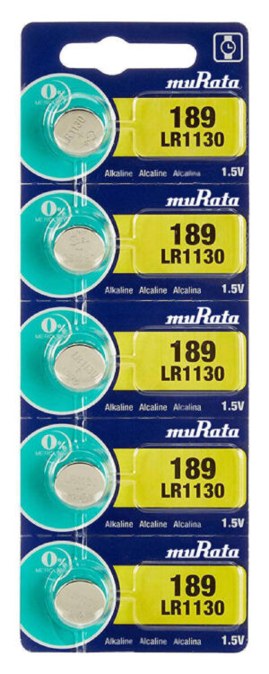 Murata Sony Αλκαλικές Mπαταρίες LR1130 1.5V 5τμχ MR-LR1130