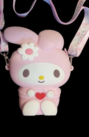 MyMelody Pop it Purse With Strap Pink