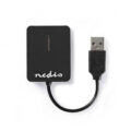 NEDIS Card reader All-in-One USB 2.0 με ενσωματωμένο καλώδιο