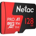 Netac P500 Extreme Pro MicroSDXC 128GB V30/A1/Class 10 W/SD Adapter