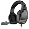 Nod Gaming headset με αναδιπλούμενο μικρόφωνο & rainbow RGB LED φωτισμό