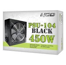 Nod Psu-104 Black Atx Psu 450W Box