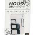 Noosy Nano SIM & Micro SIM Adapter Set 3in1 Black