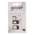 Noosy Nano SIM & Micro SIM Adapter Set 3in1 WHITE