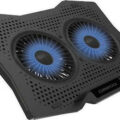 Omega Laptop Stand Cooler Pad 10''-18'' + 2 Fans with Led Backlight