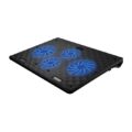 Omega Laptop Stand Cooler Pad 10''-18'' with 4 Fans