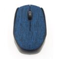 ΩMEGA Mouse Wireless 2.4GHz ~ 1200DPI Fabric Brained Dark Blue