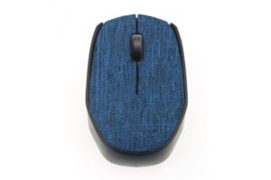 ΩMEGA Mouse Wireless 2.4GHz ~ 1200DPI Fabric Brained Dark Blue
