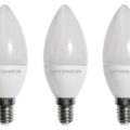 Optonica LED Λάμπα Candle C37 1419 6W 6000K E14 480lm 3τμχ