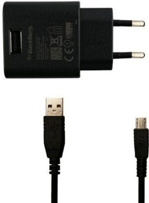Original Blackberry Asy-44303-002 Φορτιστής Ταξιδίου Με Καλώδιο