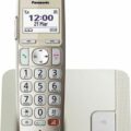 Panasonic Ασύρματη Τηλεφωνική Συσκευή Άσπρο - Χρυσό