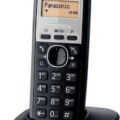 Panasonic Ασύρματη Τηλεφωνική Συσκευή Γαλάζιο Λευκό