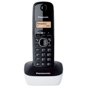 Panasonic Ασύρματο Τηλέφωνο KX-TG1611 Άσπρο/Μαύρο