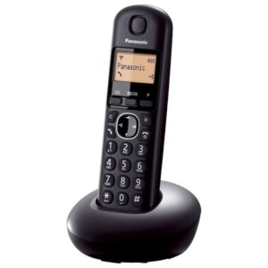 Panasonic Ασύρματο Τηλέφωνο Μαύρο