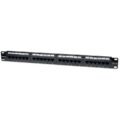 Patchpanel 24Port Cat6Utp Μαύρο