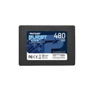 Patriot Burst Elite 2.5'' SSD 480GB, Sata 3, 6Gb/s, 450MBs Read & 320MBs Write 40K/40K