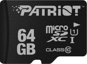 Patriot LX microSD/XC 64GB Class 10 U1 High Speed