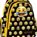 Paxos Σχολική Τσάντα Πλάτης Δημοτικού, Emoji Little Faces Πολύχρωμη