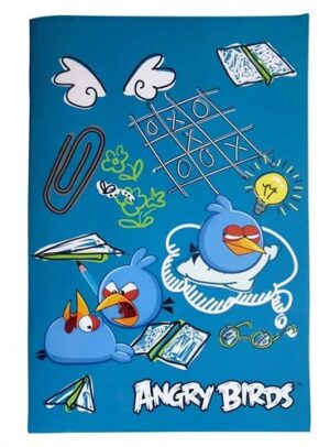 Paxos Τετράδιο Καρφίτσα 40Φ 'ANGRY BIRDS' BACK TO SCHOOL