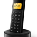 Philips ασύρματο τηλέφωνο D1601B/34 με ελληνικό μενού μαύρο
