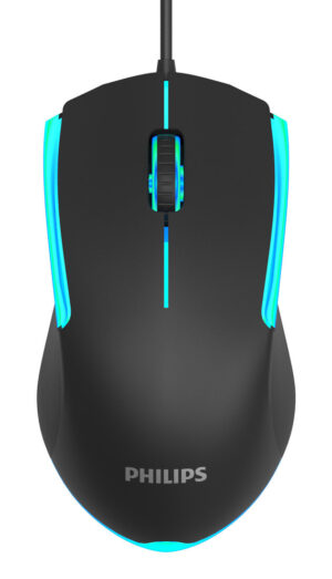 Philips Ενσύρματο Gaming Ποντίκι 1200Dpi 3 Πλήκτρα Μαύρο