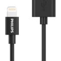 Philips Καλώδιο USB Σε Lightning Dlc3104v-00 2.4Α 1.2m Μαύρο
