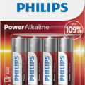 Philips Power Αλκαλικές Μπαταρίες AA 4τμχ LR6