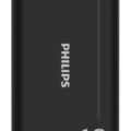 Philips Power bank 10000mAh 37W 2x USB 2.1A μαύρο