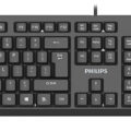 Philips Σετ Πληκτρολόγιο & Ποντίκι Ενσύρματο Μαύρο