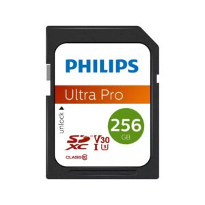 Philips Ultra Pro SDXC 256GB Class 10 U3 V30 A1 UHS-I
