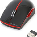 Platinet Wireless 2.4GHz Optical Mouse 1200DPI USB Black/Red