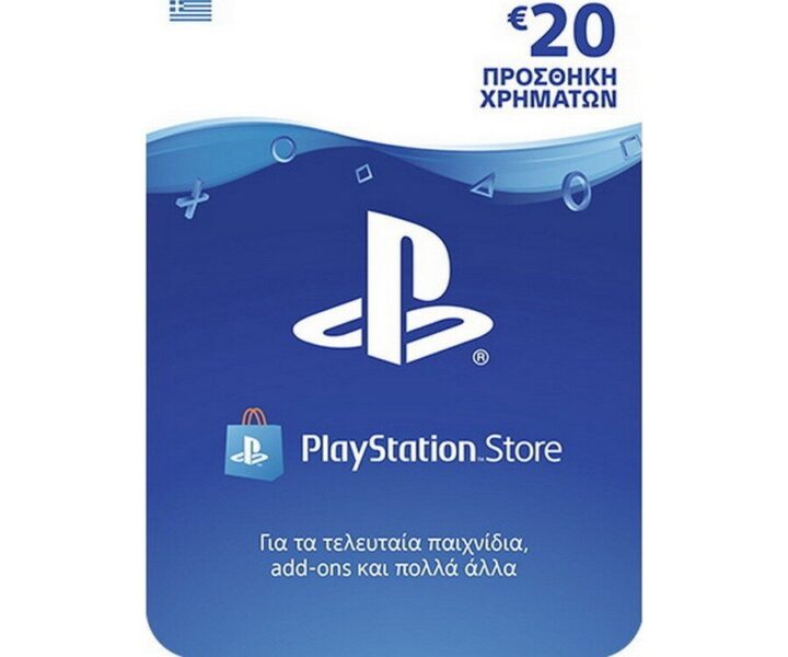 PlayStation Live Card 20 Euro For PS Vita, PS3, PS4