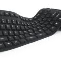 Πληκτρολόγιο Flexible Us Layout Usb & Ps/2 Kb-109F-B Μαύρο Gmb