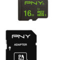 PNY Κάρτα Μνήμης MicroSDHC UHS-I U1 16GB με Αντάπτορα SD