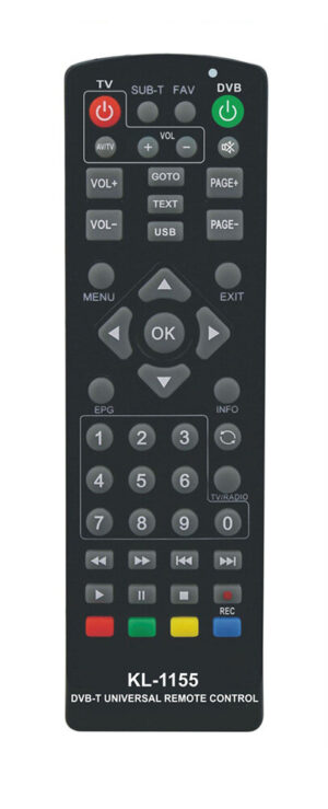 Πολυτηλεχειριστήριο Αποκωδικοποιητών Dvb-T Dvb-S Με Αντιγραφόμενα Πλήκτρα Για Την Τηλεόραση