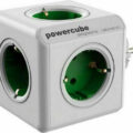 PowerCube Original USB Πολύμπριζο 4 Θέσεων Green 1202GN/DEOUPC