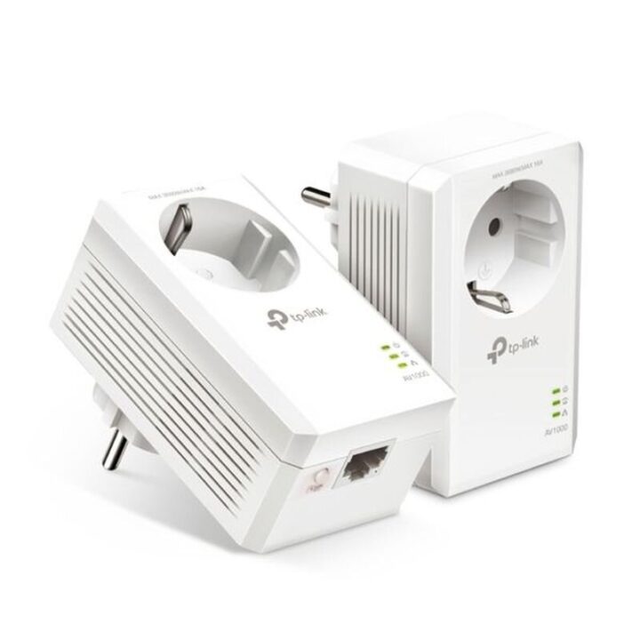 Powerline TP-Link TL-PA7017P Kit v4 AV1000 Gigabit Passthrough Starter Kit