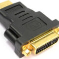 Powertech adapter HDMI 19pin M σε DVI 24+1 F