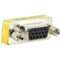 Powertech Adapter VGA 15pin θηλυκό σε VGA 15pin θηλυκό