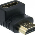 Powertech Αντάπτορας HDMI 1.4v (F) / (M) Γωνιακός 90°, Μαύρος