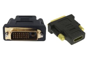 Powertech αντάπτορας HDMI θηλυκό σε DVI 24+1 αρσενικό μαύρο