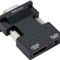 Powertech Αντάπτορας HDMI σε VGA με 3.5mm Μαύρο