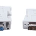 Powertech αντάπτορας VGA θηλυκό σε DVI-I 24+5 αρσενικό λευκό