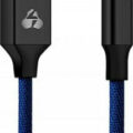 Powertech Braided USB to Lightning Cable Μπλε 1m