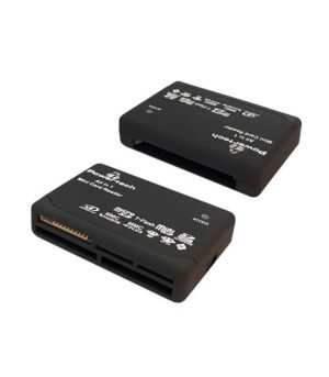 Powertech Card Reader All in one USB 480Μbps LED μαύρο