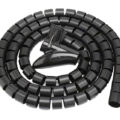 Powertech Δεματικό Καλωδίων Πλαστικό Φ20mm 2m Μαύρο
