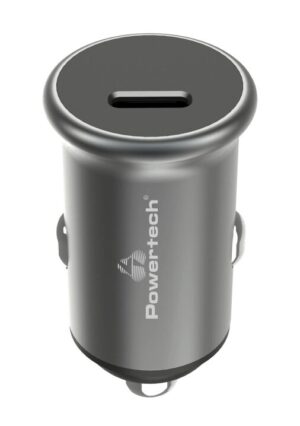 Powertech Φορτιστής Αυτοκινήτου USB-C 30W PD Γκρι