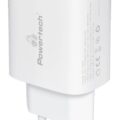 Powertech Φορτιστής Τοίχου USB & USB-C PD QC3.0 20W Λευκός