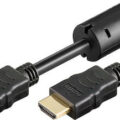 Powertech HDMI 1.4 Cable HDMI male - HDMI male 1.5m Μαύρο
